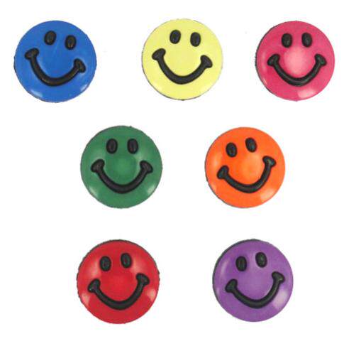 Handmade Diy Cloth Art Material American Dress up Imported Styling Button phone protective shell smiley face button BT422