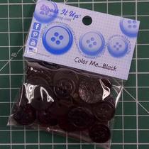 American Dress It Up imported shape button button black round button phone case clothing decoration buckle BT62