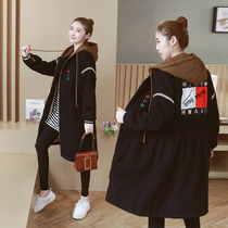 Large size 200 Jin maternity winter Korean version of padded lamb velvet pregnant women cotton coat autumn winter coat