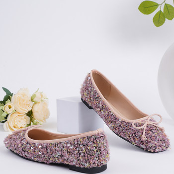 2025 new french square toe light mouth bow single shoes four season fairy style flat shoes fashionable mary zhen women's shoes 2025 new french square toe light mouth bow single shoes four season fairy style flat shoes fashionable mary zhen women's shoes