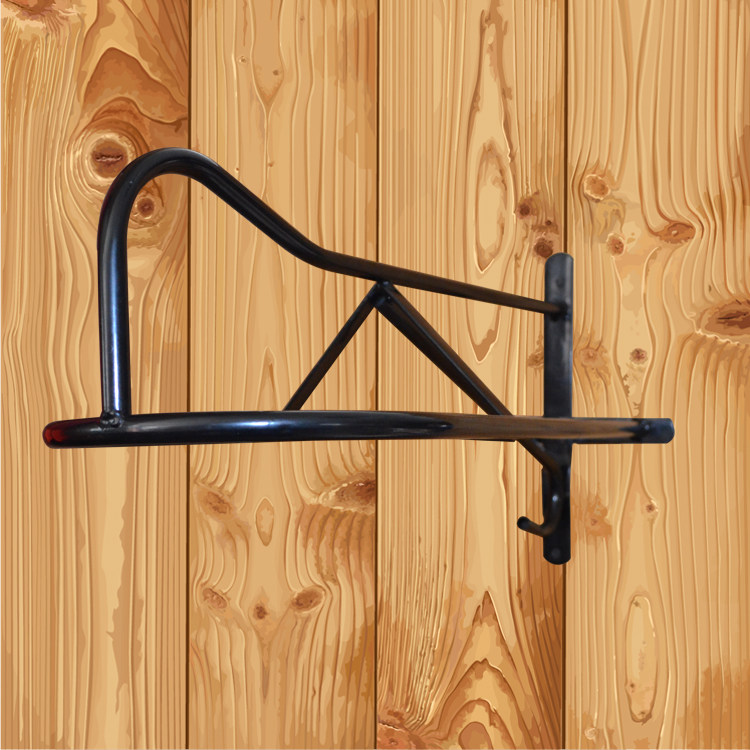 Saddle rack hanging saddle rack wall-mounted saddle frame man with horse and horse saddle saddle rack saddle