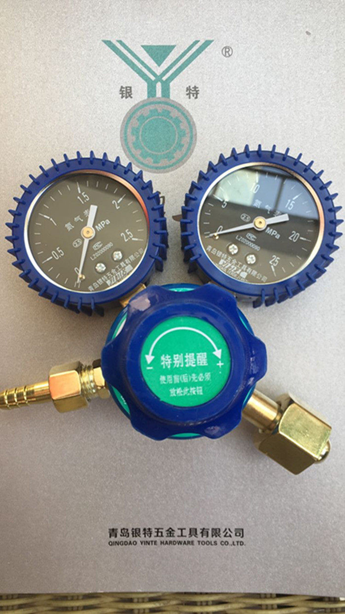 YQD-06E Nitrogen regulator Nitrogen gauge Nitrogen valve Qingdao Yinte Hardware Tools Co, Ltd