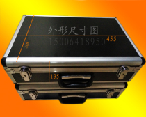 Aluminum alloy toolbox aluminum box instrument case suitcase storage box display box aluminum alloy box