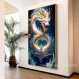 Бриллиантовая живопись 2024 Новый Diamond Dragon New Year Past