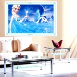 Новая бриллиантовая живопись 2024 Cartoon Girl спальня 5d Full Diamond Ice and Snow, аниме аниме Aisha Dot Diamond Cross Stitch