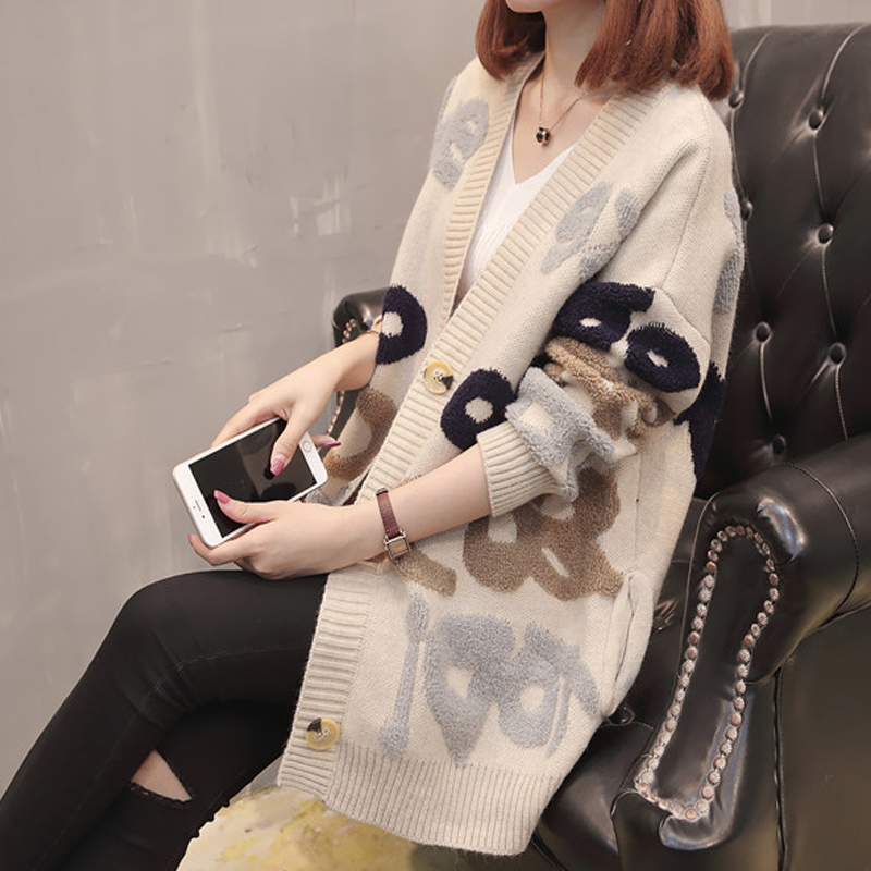 Plus Size 100kg Spring Women's Sweater Knitted Cardigan Jacket for Women, New Spring and Autumn Style for Plus-Size Women, Loose Fit for Outerwear