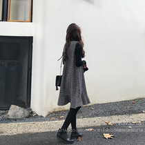 Pregnant women autumn suit fashion model 2018 new two-piece autumn maternity dress pregnant women dress long tide