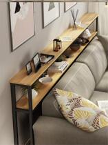 Punch-free personality rectangular wall frame Wall edge bedside frame Sofa rear shelf Long long table New