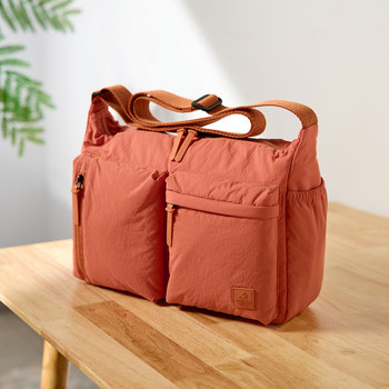 Fouvor Lightweight Oxford Bag Shoulder Bag Travel Backpack Women's Waterproof Crossbody Bag Versatile College Student Laptop Bag