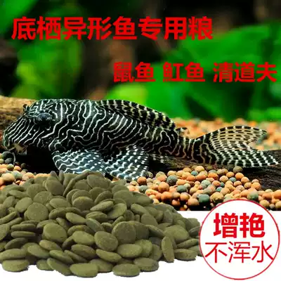 Koi fish food sinking shaped fish feed Rat fish scavenger crystal shrimp shrimp and other benthic fish feed