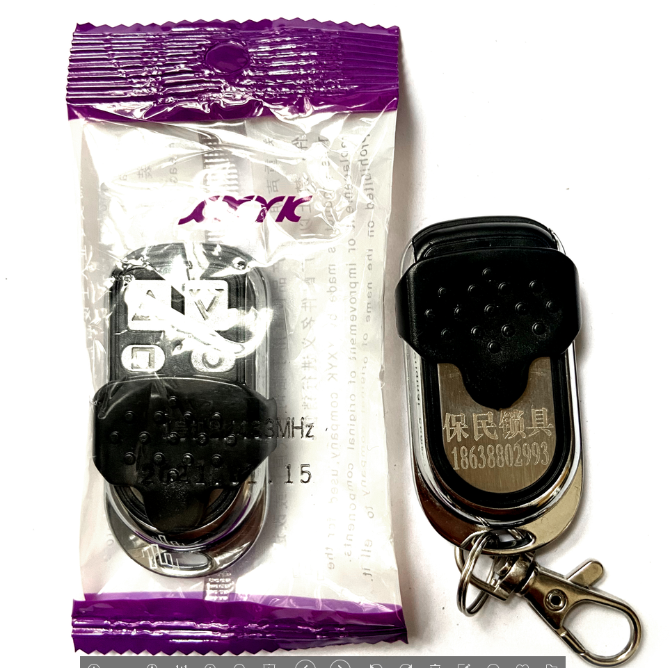 Chino H618 Duplicator Metal No. 1 No. 2 garage door Remote control full 30 free typing