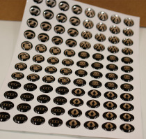 Folding key crystal car logo KD VVDI Sub Machine car remote control label 40 models 25 each