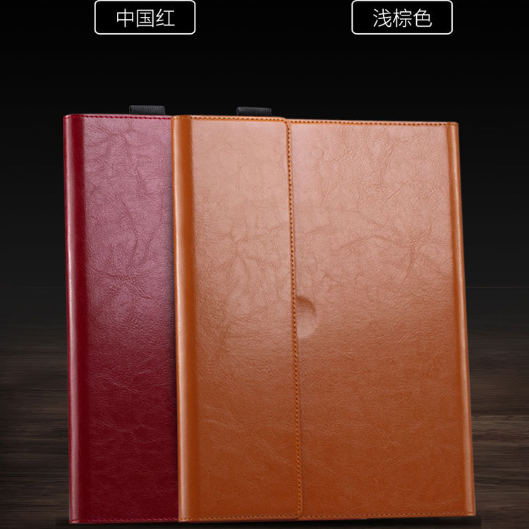 Suitable for Microsoft Surface Genuine Leather Go Storage Protective Case X Tablet Computer Bag Pro7 Leather Case 6 Shell 5 4 Anti-Fall 12.3inch Pro8