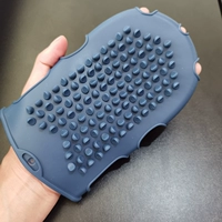 Силиконовый синий массажер, 1 упаковки