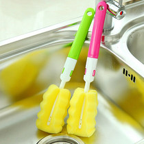 Long handle cup brush Thermos cup Sponge Cleaning cup brush Washing cup brush Cup brush Bottle brush