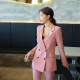 Korea 2020 Spring and Autumn New Fashion Slim Small Suit Suit Feminine Casual Pants Professional Suit Two-piece Set