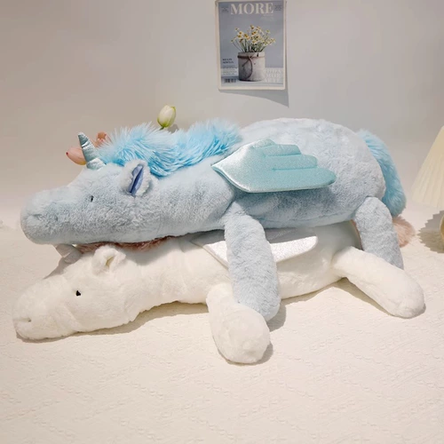 Милая радужная плюшевая игрушка, тряпичная кукла, подушка для сна, единорог, подарок на день рождения