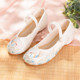 Hanfu ancient style women's cloth shoes wedge Chinese style old Beijing cloth shoes embroidered shoes soft bottom dance shoes shallow mouth spring and summer