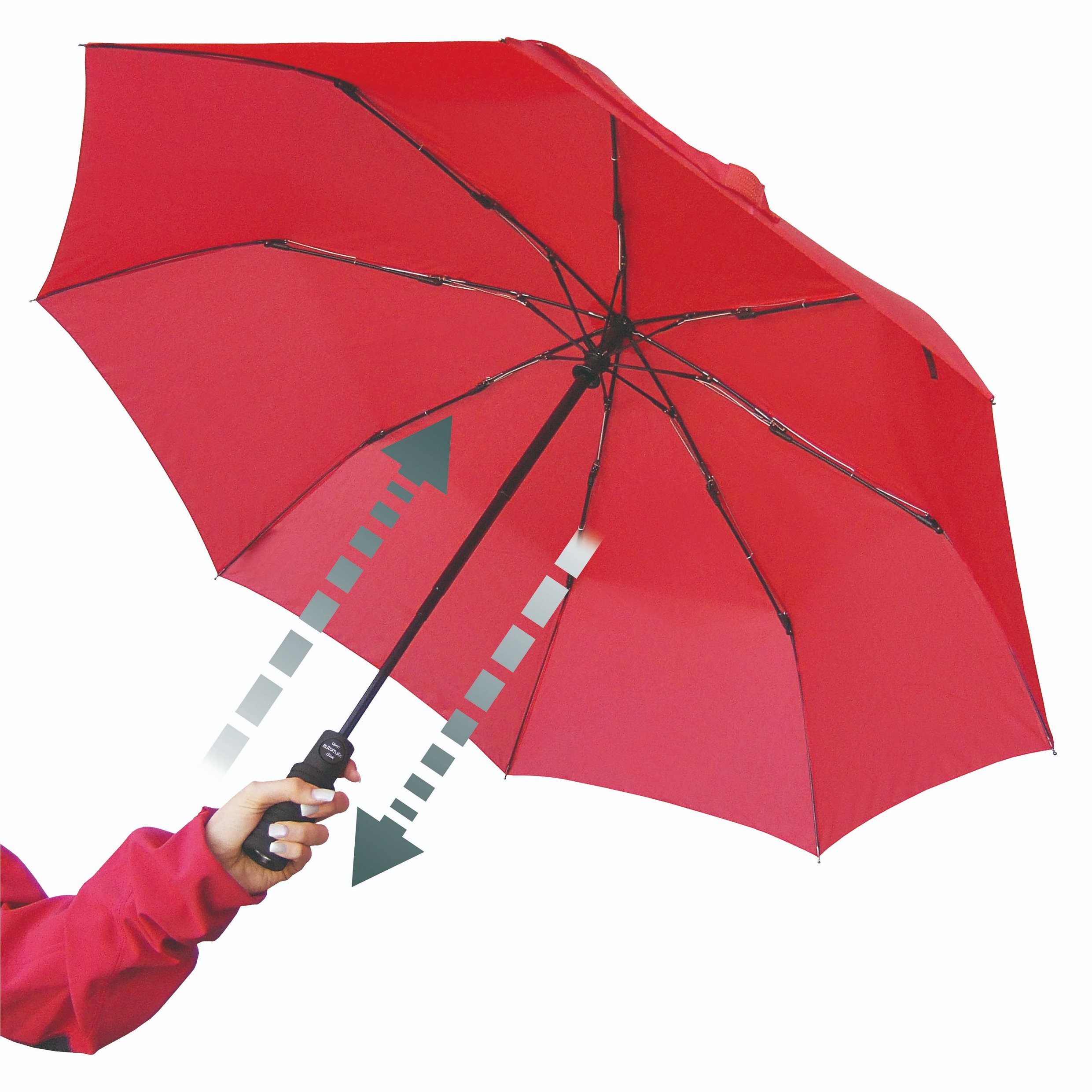 EURO Schirm Light Trek German Storm Automatic Three Folds Umbrella Spot