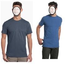 (Shi Jia) Kuhl 7200 BRAVADO mens soft breathable organic cotton T-shirt