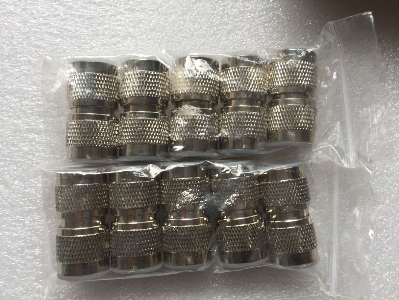 Chinese pure copper 50-12 feeder 1 2 adapter N male double pass N-JJ double male head double male head turn