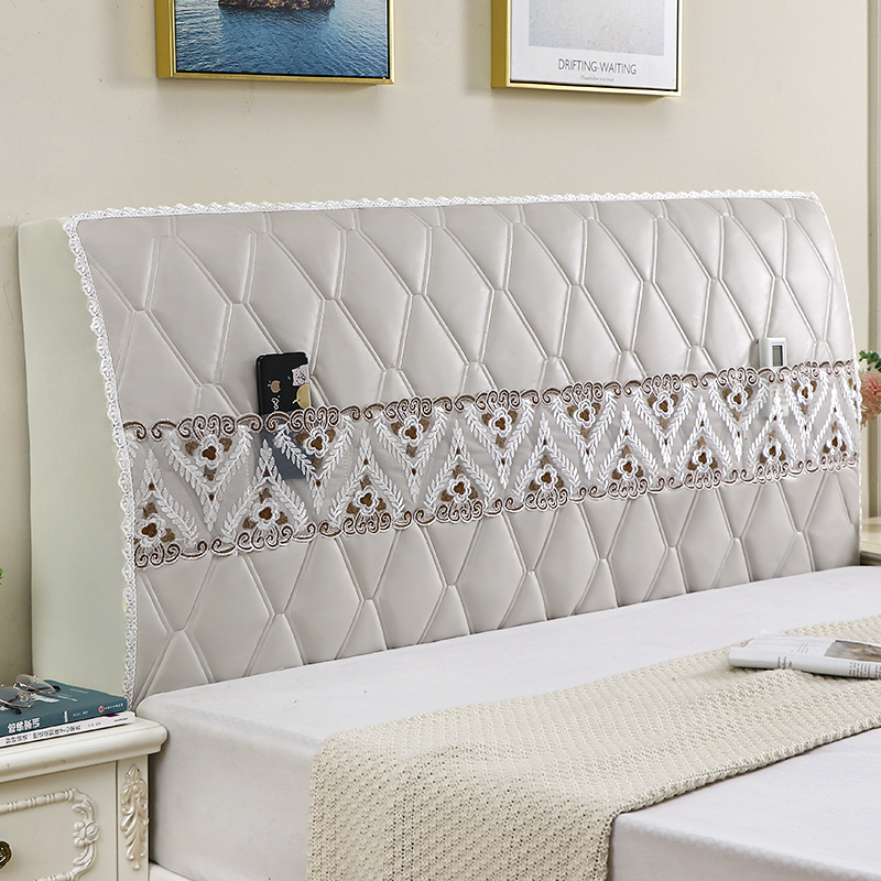 Headboard cover sleeve soft bag arched clip cotton 2022 new simple and generous tech cloth bed headgear hood full bag universal-Taobao