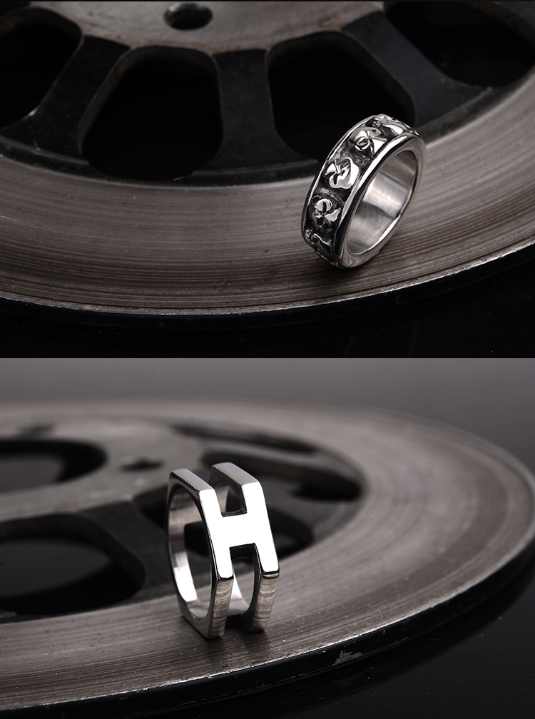 Bague homme PUNK ELEMENTS en Acier au titane - Ref 3086464 Image 19