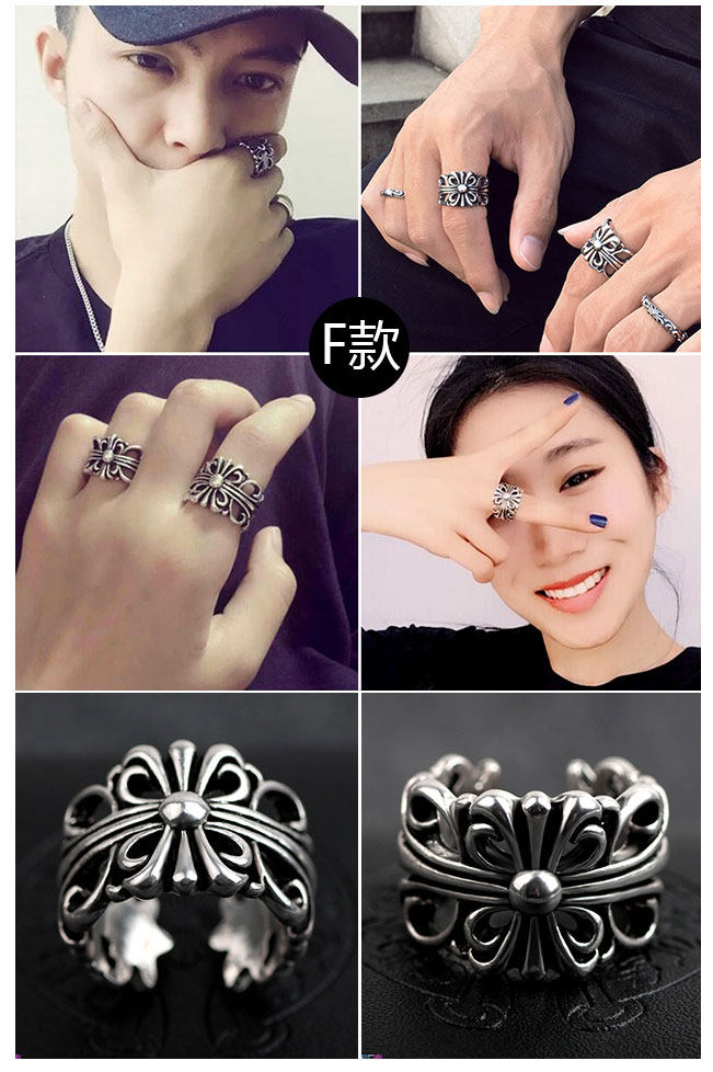 Bague homme PUNK ELEMENTS en Acier au titane - Ref 3088702 Image 24