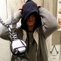 Punk EDC Edison's same American trendy brand men's and women's fitness boxing gloves power pendant couple energy necklace