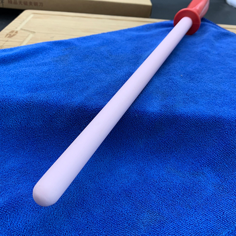 Ceramic knife sharpening stick Jade and porcelain knife sharpening stick Fine grain knife block stick Butcher professional knife sharpener Slaughtering special porcelain rod