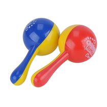 Baby educational sand hammer rattle plastic toy baby early education percussion instrument hearing training for 0 to 3 years old