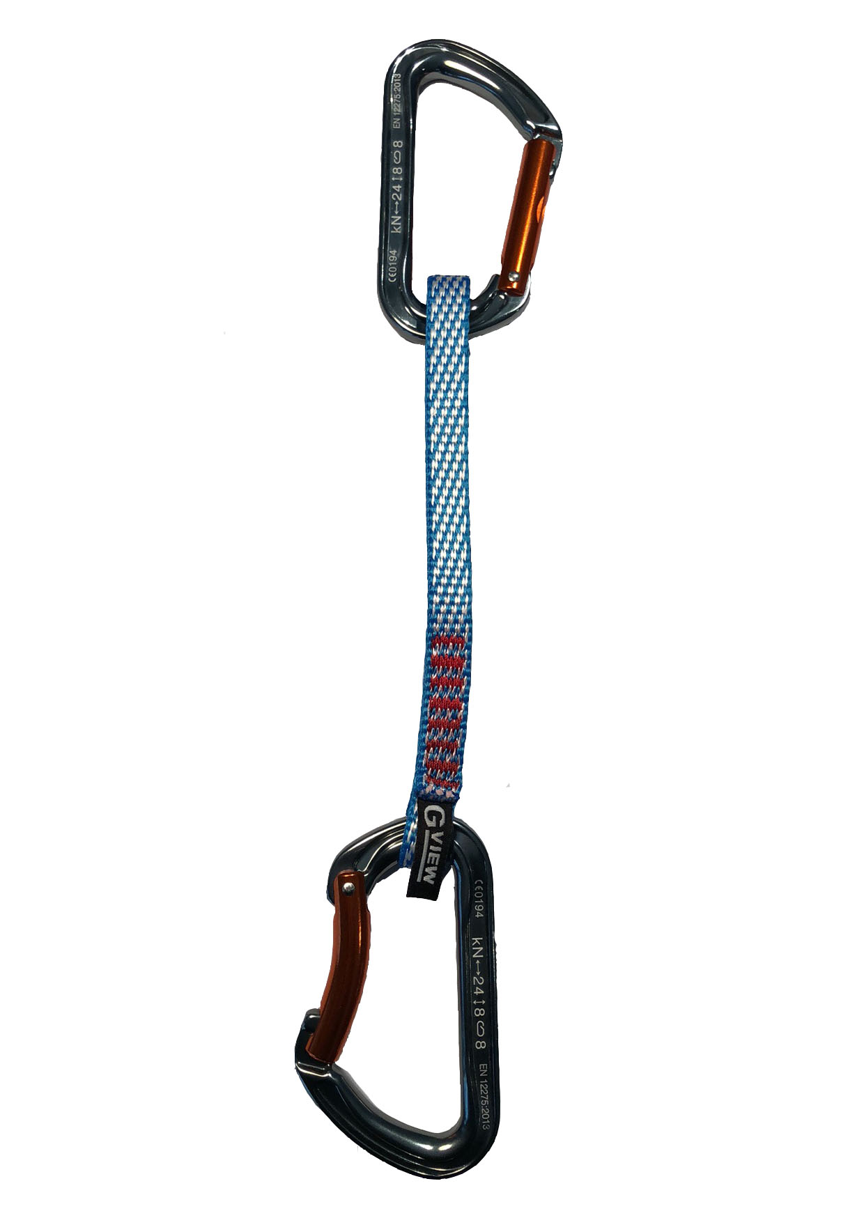 New GVIEW flag cloud rock climbing fast hanging climbing straight door tube door 12 18 cm C225Q12 18 BANDHA