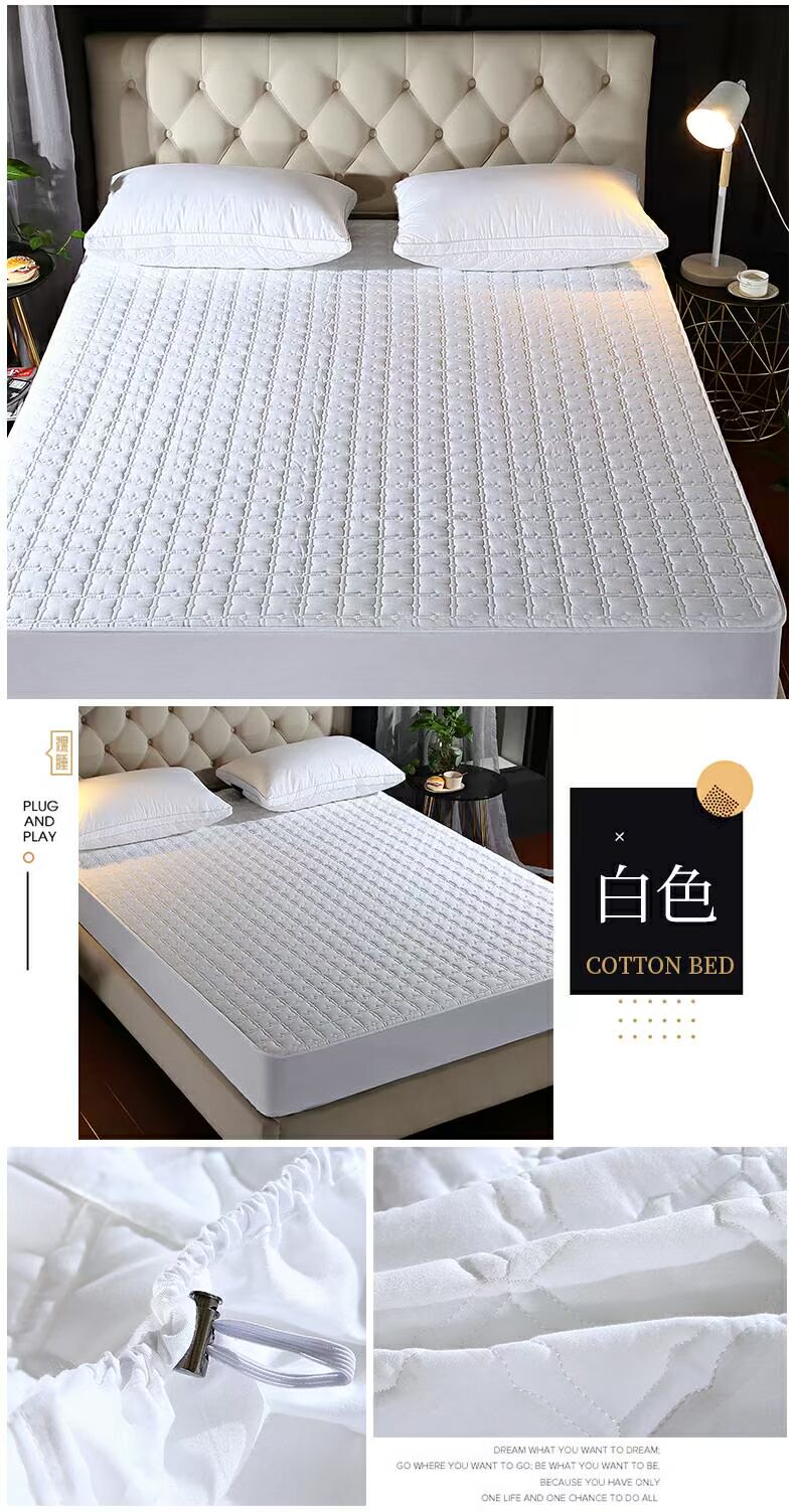 Khăn trải giường bằng chất liệu cotton kháng khuẩn 	ga chun trải giường 2mx2m2	