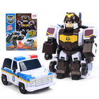 正版庄臣玩具正义救援队新款机器人变形消防警车托雷儿童男孩套装