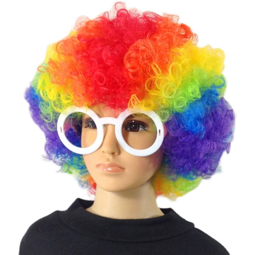 Радужный парик, наряжаться