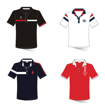 Polo shirt Work clothes Custom t-shirt patchwork logo printing short sleeve diy clothes Cultural shirt Summer embroidery work clothes