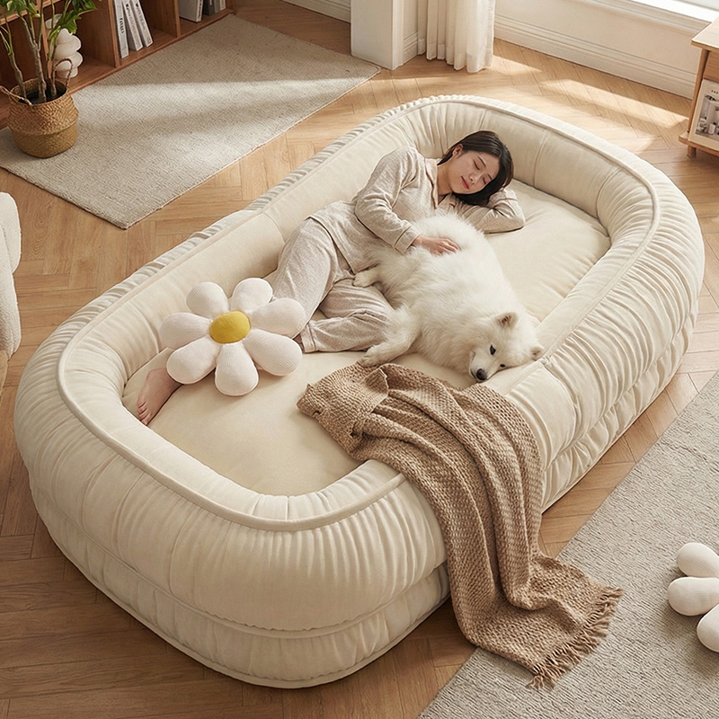 Human Dog Bed Lazy Sofa Living Room Single/Double Balcony Bedroom Home Use Reclining Sofa Bed Extra Large Recliner Human Dog Bed Lazy Sofa Living Room Single/Double Balcony Bedroom Home Use Reclining Sofa Bed Extra Large Recliner