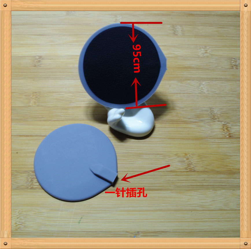 Diameter 95mm bioelectric acid-base flat Zhongbao massager large electrode sheet round single-needle patch a pair