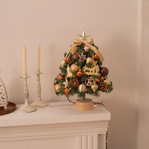 Christmas tree home small mini desktop Christmas scene large atmosphere decoration Christmas childrens decoration package