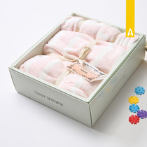 AOKEE printed towel towel bath towel three-piece set Japan soft absorbent household 2 towel 1 bath towel set combination