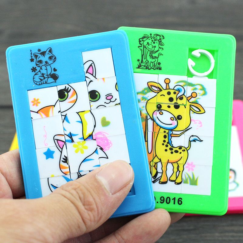 Nostalgic classic kindergarten gift childhood sliding three-dimensional mobile puzzle puzzle puzzle student toys small gift