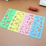 Креативные канцтовары, линейка, шаблон, комплект для школьников, Южная Корея, подарок на день рождения, оптовые продажи