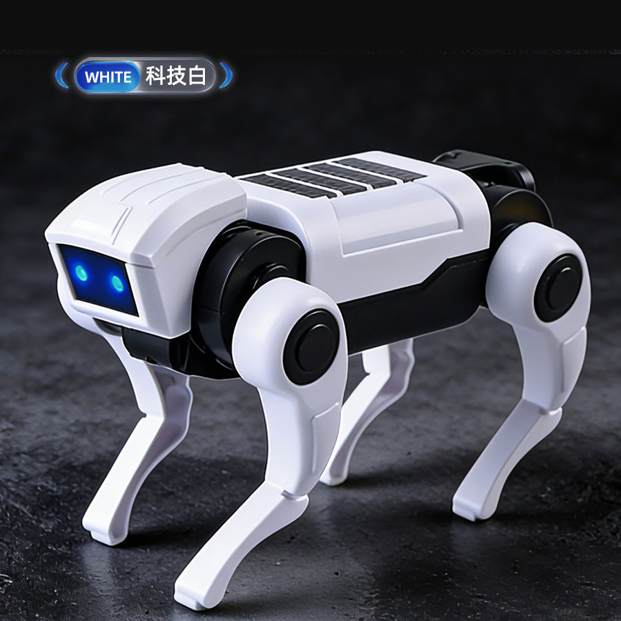 interactive electric robot dog toy stem diy mechanical building puzzle kit
