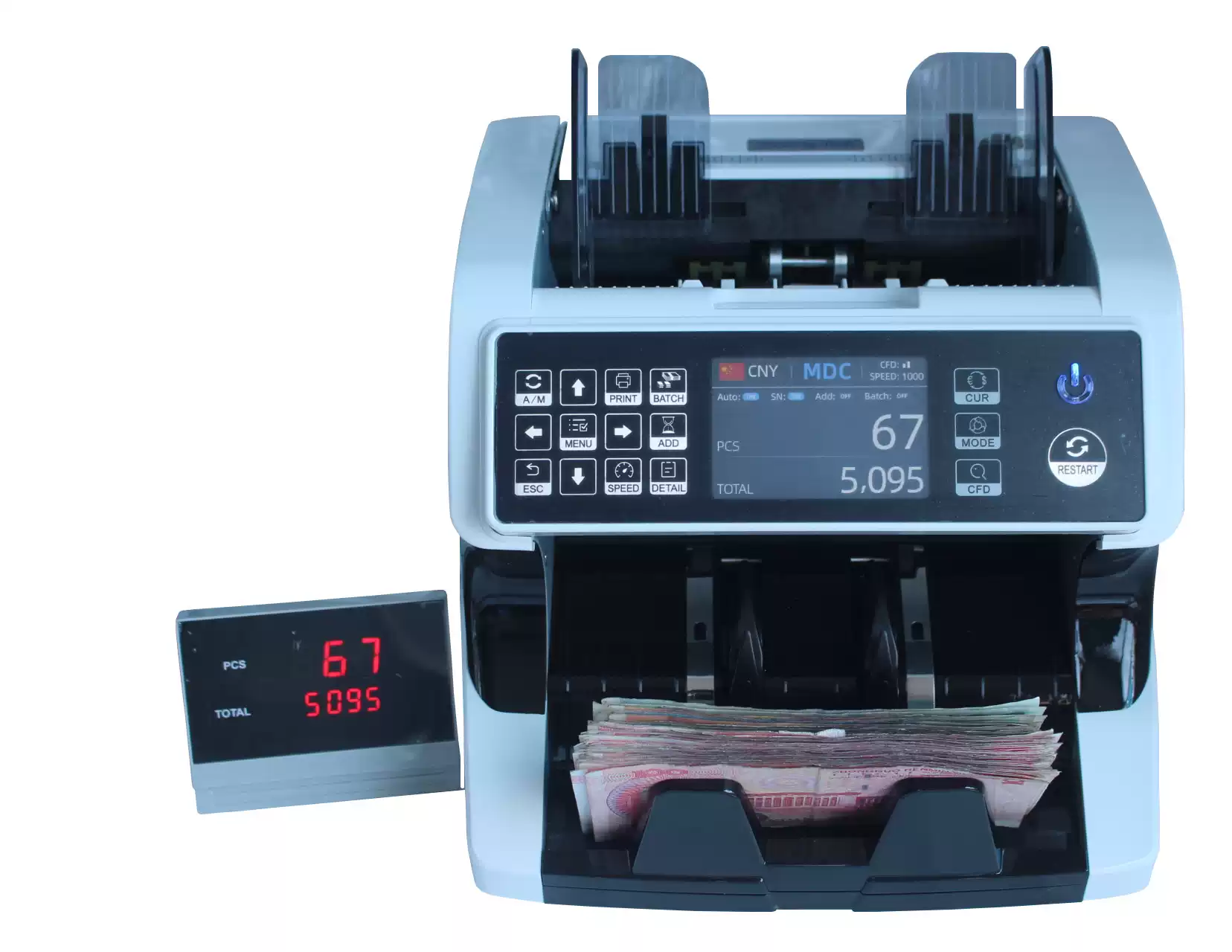 ST-9200银行多国货币点验钞机美元欧元柬埔寨澳币秘鲁黎巴嫩南非