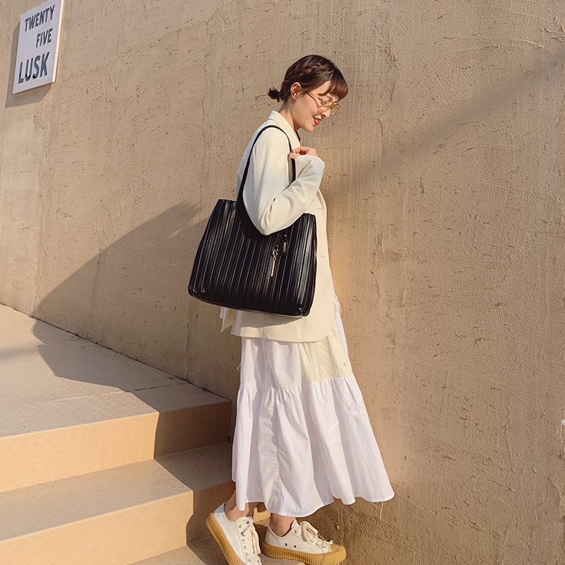 Micocah bag handbags new large fold tote bag shoulder bag commuter bag high-end sense of western style