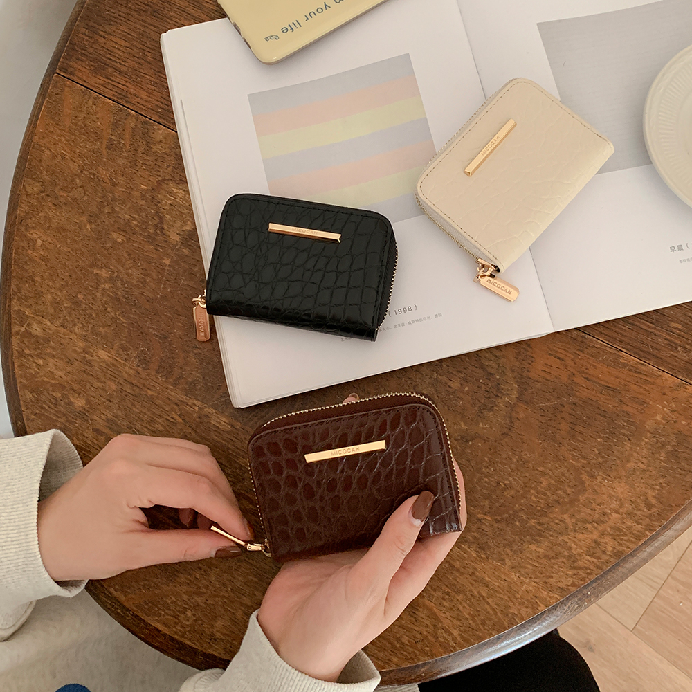 MICOCAH comes to Japan for a long time Card bag women's large capacity multi-card slot Compact and simple design 2021 new model is exquisite