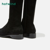 [Taobao] HotWind/Hot Wind Over -Knee Boots Женские длинные ботинки универсальные новые сапоги на зимних лошадях Сексуальные нижние ботинки