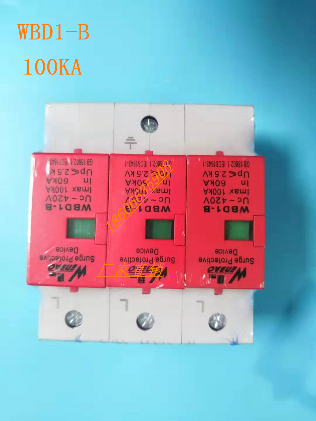 Promotion Shanghai Steady Treasure Surge Protector Series WBD1-B100A Surge Protector Lightning Protection Home Arrestor