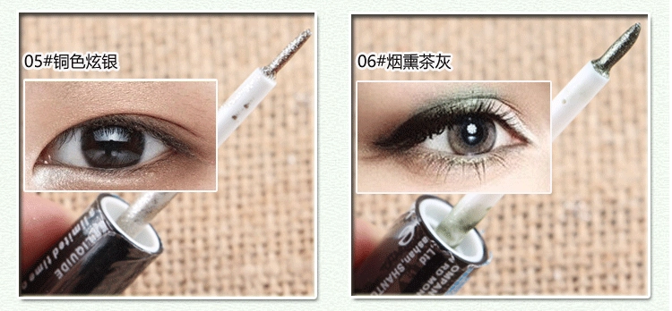 Full 9,9 Magical Magical Color Eyeliner INS Super Fire Liquid Pearlescent Eyeshadow Waterproof Không tẩy trắng - Bút kẻ mắt