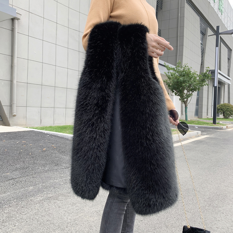 European High-End Eco-Friendly Mink Fur Vest for Women, 2025 New Winter Stylish and Fashionable Outerwear Vest